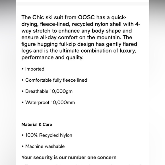 🎿 NWT OOSC purple houndstooth ski suit 🎿 - Picture 5 of 6